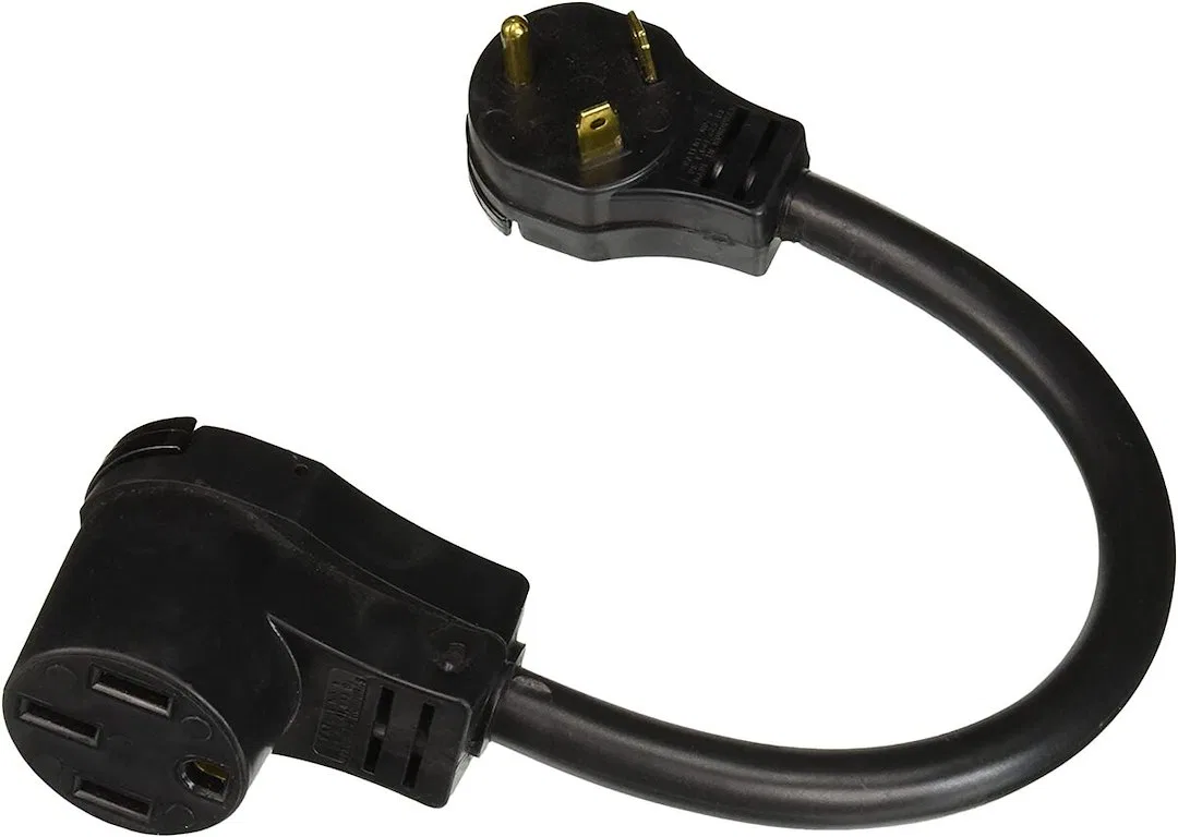30AM50AF18 – SOUTHWIRE Power Cord Adapter, For Connecting RV Power Inlet To Standard Power Source 30 Amp Male To 50 A...